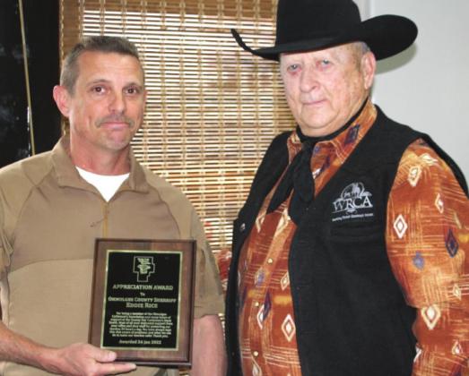 County Cattlemen Thank Sheriff Rice